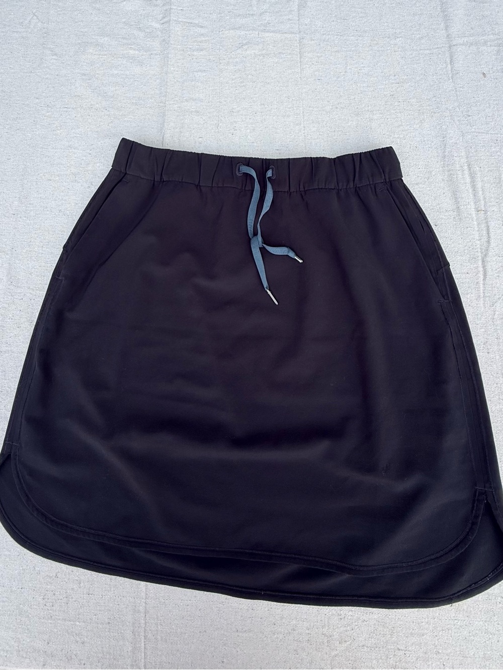 lululemon Black Skirt with Blue Drawcord